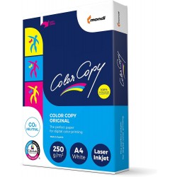 Papel A4 250 g/m CCA4250, Conjunto de 125 Folhas, Branco