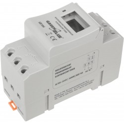 Programador El&eacute;trico Digital Di&aacute;rio e Semanal GB104, 16A, 250V, Montagem em Calha DIN, 240 Programas
