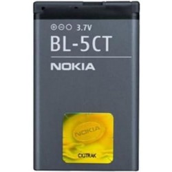 Bateria Original Nokia BL-5CT para 5220, 5630, 6303, 6730, 3720, C3-01, C5-00, C6-01 - 3,7V Recarreg&aacute;vel