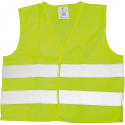 Colete de Emergência Amarelo com Homologação EN ISO 20471, Fecho de Velcro