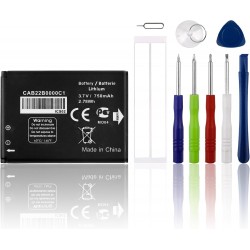 Bateria de Substitui&ccedil;&atilde;o CAB22B0000C1 CAB040000C1 para Alcatel One Touch 665 OT-665 OT-2010 2012