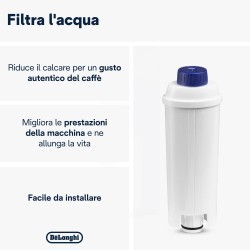 Filtro de &Aacute;gua Antical DLSC002 De'Longhi para Cafeteiras - Reduz Cloro e Prolonga a Vida &Uacute;til