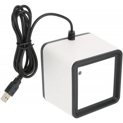 Scanner de C&oacute;digo de Barras de Mesa 1D 2D Omnidirecional com Pagamento M&oacute;vel e Cabo USB