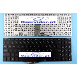 Teclado ASUS VivoBook 15 F512/F512DA/F512FA/F512UA/F512UB - Portugu&ecirc;s, Preto, Sem Retroilumina&ccedil;&atilde;o
