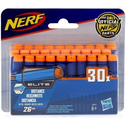 Pacote de 30 Dardos Nerf Elite N-Strike Compat&iacute;veis com Lan&ccedil;adores - Hasbro