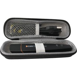 Estojo r&iacute;gido de prote&ccedil;&atilde;o para scanner ScanMarker Air/USB com compartimento para acess&oacute;rios