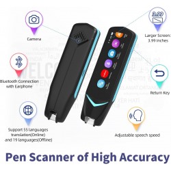 L&aacute;pis Scanner - Ecr&atilde; T&aacute;ctil LCD, OCR, Tradutor Multilingue, Voz e Digitaliza&ccedil;&atilde;o