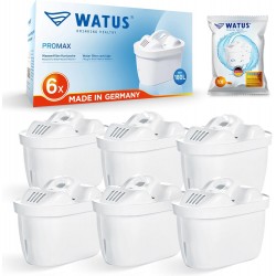 Filtro de Substitui&ccedil;&atilde;o para Brita Maxtra Plus - Pack 6 Unidades - Carv&atilde;o Ativado