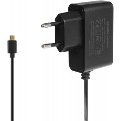 Carregador Micro USB 5V 3A Preto - Compatível com Raspberry Pi 3, Pi 2 Modelo B/B Plus, Banana Pi