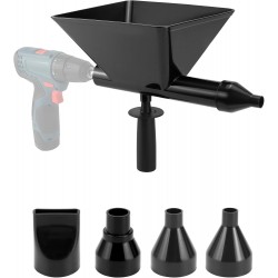 Pistola de Argamassa El&eacute;trica - Pulverizador com 5 Bocais Substitu&iacute;veis