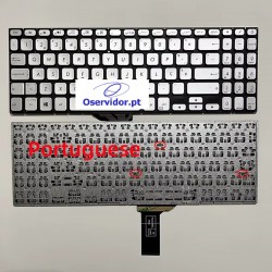 Teclado para Asus Vivobook X530U X530FA S530UA K530U Y5100U em Portugu&ecirc;s