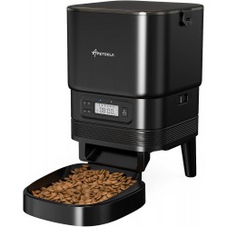 Dispensador Automático de Comida para Gatos e Cães - Programável até 6 Refeições por Dia - 5L