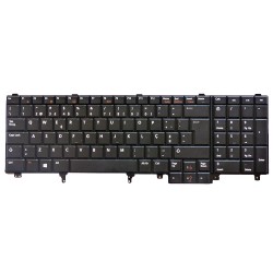 Teclado Portugu&ecirc;s para Dell Latitude E6520 E6530 E6540 E5520 E5530 Sem Pontero Preto Novo