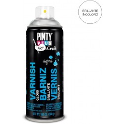 Pintyplus Art & Craft Verniz Acrílico Spray 520cc Brilho à Base de Água 400ml