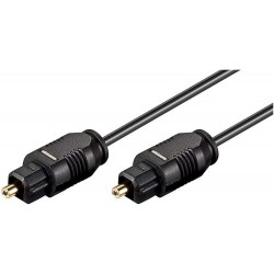 Cabo Toslink Fibra &Oacute;ptica &Aacute;udio Digital 3 m para PS5 Xbox One X Barra de Som TV HiFi