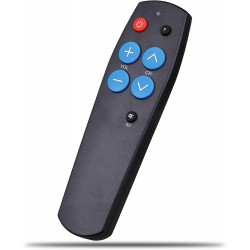 Controlo Remoto Universal IR com Bot&otilde;es Grandes para Idosos - F&aacute;cil de Usar e Programar