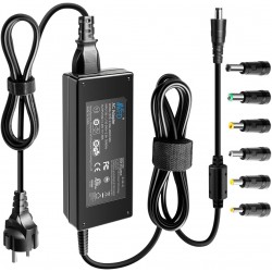 Carregador universal DC 48V 1,88A com m&uacute;ltiplos conectores para Netgear, Polycom, Swann, Lorex, Q-See, PoE