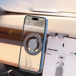 Suporte Magn&eacute;tico MagSafe para Telem&oacute;vel em Ecr&atilde;s de Carro at&eacute; 1.5CM Tesla Model 3 Y X S BYD Atto3 Dolphin Seal Han