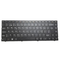 Teclado Preto em portugu&ecirc;s com Moldura para Lenovo SF40CM - M14LC1-256