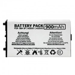 Bateria 3.7V 900mAh para Game Boy Advance SP AGS-003 Substitui&ccedil;&atilde;o de L&iacute;tio para Nintendo GBA SP