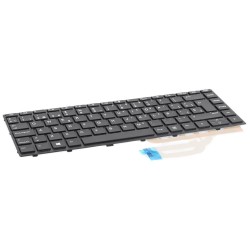 Teclado QWERTY Espanhol para HP ProBook 430 440 445 640 645 G4 G5 Sem Retroilumina&ccedil;&atilde;o com Moldura Preta