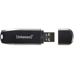 Pen USB Intenso Speed Line 512 GB USB 3.2 Gen 1 x 1 Preto com Indicador LED