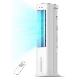 Refrigerador de ar Pelonis 3 em 1 55W port&aacute;til com humidificador ventilador 3 velocidades 5L oscila&ccedil;&atilde;o 60 controlo remoto