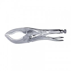 Alicate de Press&atilde;o com Mand&iacute;bulas Arredondadas 250mm Tipo Vise-Grip para Tubos e Fixa&ccedil;&otilde;es Fortes