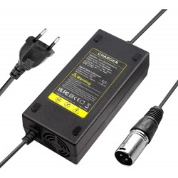 Carregador 24V 5A com Conector XLR 3-Pinos para Scooter El&eacute;trica, Cadeira de Rodas e E-Bike