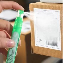 Spray corretor de papel t&eacute;rmico com 3 recargas - prote&ccedil;&atilde;o de dados pessoais