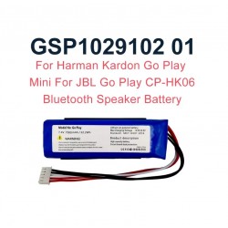 Bateria compat&iacute;vel GSP1029102 01 para JBL Go Play e Harman Kardon Go Play Mini 7.4V 7500mAh
