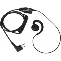 Auricular com microfone para walkie talkie compatível com XT420, XT460, DLR1020, FT-4XR, entre outros modelos