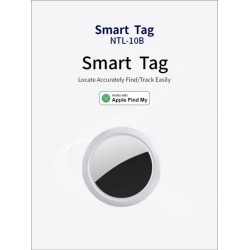 Etiqueta GPS Smart Tag NTL-10B compatível com Apple Find My, rastreamento preciso e alerta de perda