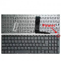 Teclado em portugu&ecirc;s compat&iacute;vel com Lenovo IdeaPad 5-15ARE 5-15IIL 15IIL05 15ITL05 15ARE05 com bot&atilde;o Power