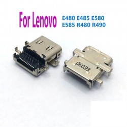 DC Jack Conector USB Tipo C Porta de Carga para Lenovo ThinkPad E480 E485 E580 E585 R480 R490