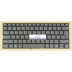 Teclado de substitui&ccedil;&atilde;o para Lenovo Yoga 720 12IKB e 13IKB com retroilumina&ccedil;&atilde;o, layout portugu&ecirc;s