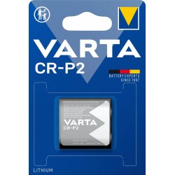 Pilha de l&iacute;tio VARTA CR-P2 6V 1450mAh para c&acirc;maras fotogr&aacute;ficas e equipamentos de alto consumo