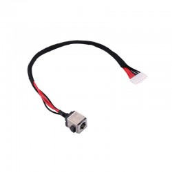 Conector de alimentação DC Jack 6 pinos para portátil ASUS K55A K55V K55VD K55VM K55DE K55DR K55N U57 U57A