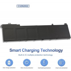 Bateria C32N2022 96Wh 11.55V 8230mAh para ASUS VivoBook Pro 16X M7600, OLED N7600PC, Zenbook Pro 15 OLED UM535QE