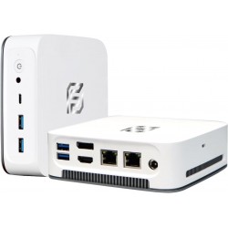 Mini PC FUNYET Alder Lake N95 16GB DDR4 512GB SSD Windows 11 Pro Branco com HDMI, DP e Wi-Fi