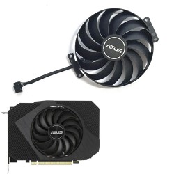 Ventoinha de Substituição para ASUS Phoenix RTX 3060 e RTX 3050 PH-RTX3060-12G-V2 PH-RTX3050-8G T129215SU
