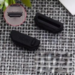 Pack 10 tampões de silicone antipó para porta HDMI de portátil ou computador