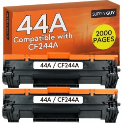 Pack 2 toneres compatíveis HP 44A CF244A preto com chip para LaserJet Pro M15a M15w M28a M28w