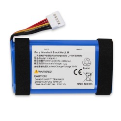 Bateria de substitui&ccedil;&atilde;o C406A3-1 2680mAh 7,2V para coluna Bluetooth Marshall Stockwell ll