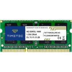 Mem&oacute;ria RAM 4GB DDR3L DDR3 1600MHz PC3L 12800 SO DIMM 204 Pinos para Port&aacute;til