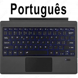 Teclado Magn&eacute;tico Bluetooth para Surface Pro 8, 9, X, PT Retroiluminado