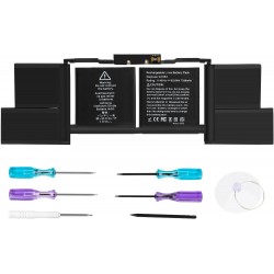 Bateria A1953 para MacBook Pro 15 A1990 2018 2019 11,4V 83,6Wh 020-02391 820-01095