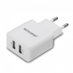 Carregador/ Adaptador de Corrente USB 2 Sa&iacute;das