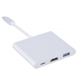 Adaptador USB-C (type C ) para multiportas AV digitais