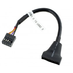 Adaptador/ Ficha Fêmea de 20 pinos p/ USB 3.0 Motherboards